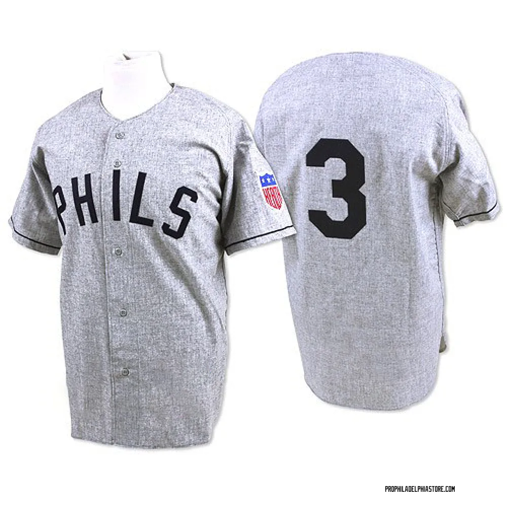 Chuck Klein Men's Authentic Philadelphia Phillies Grey 1942