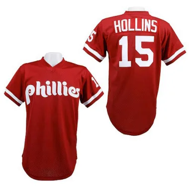 Youth Dave Hollins Philadelphia Phillies Backer Tri-Blend Tank Top - Ash