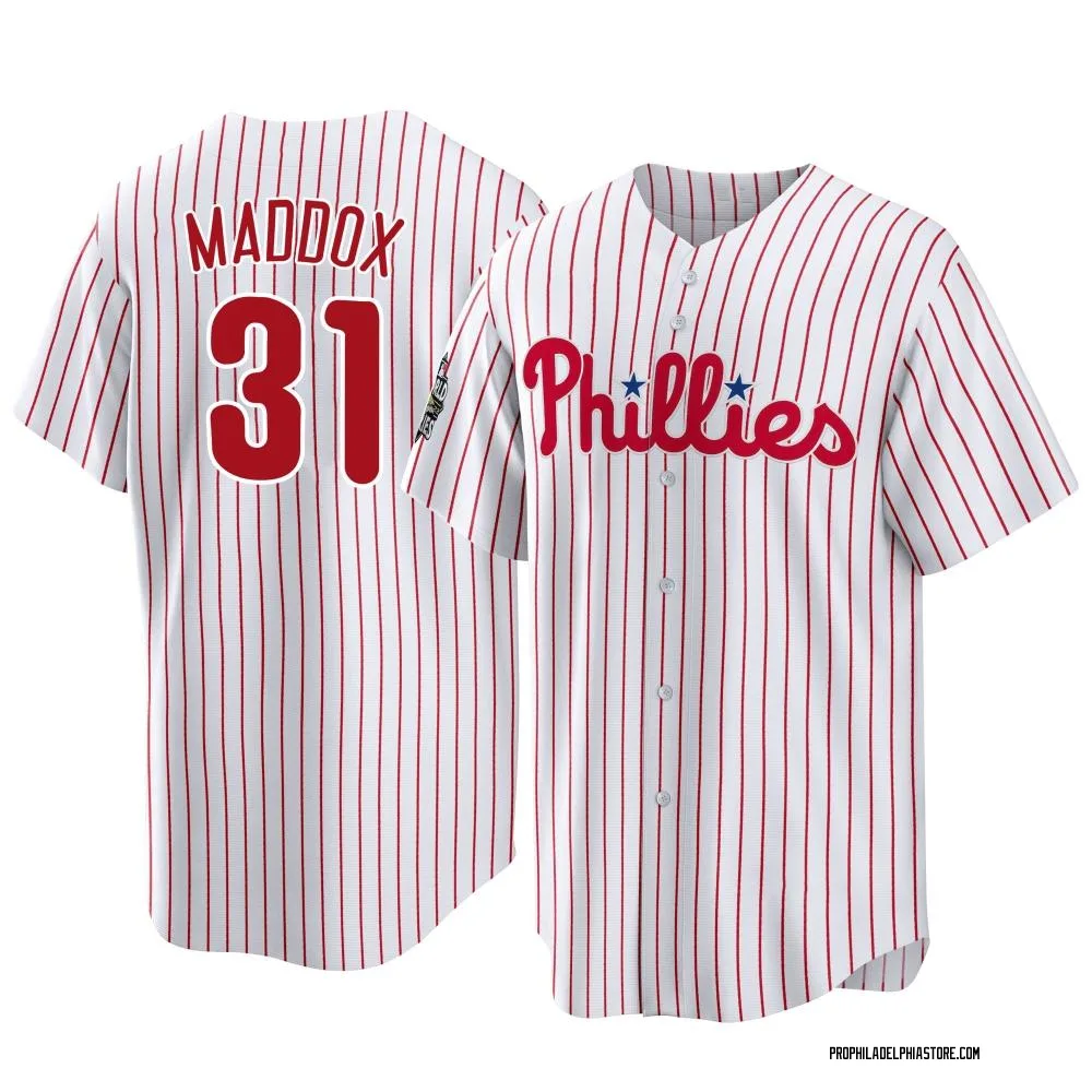 Garry Maddox Men's Replica Philadelphia Phillies White Home Jersey -  Philadelphia Store