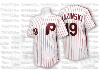 Men's 1979 Philadelphia Phillies Greg Luzinski Mitchell & Ness Maroon  Authentic Throwback Jersey