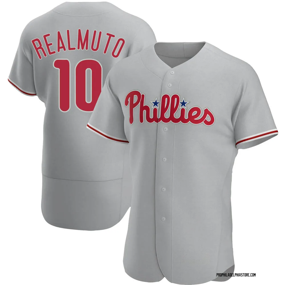 JT Realmuto Philadelphia Phillies Mens Replica Home Jersey - White