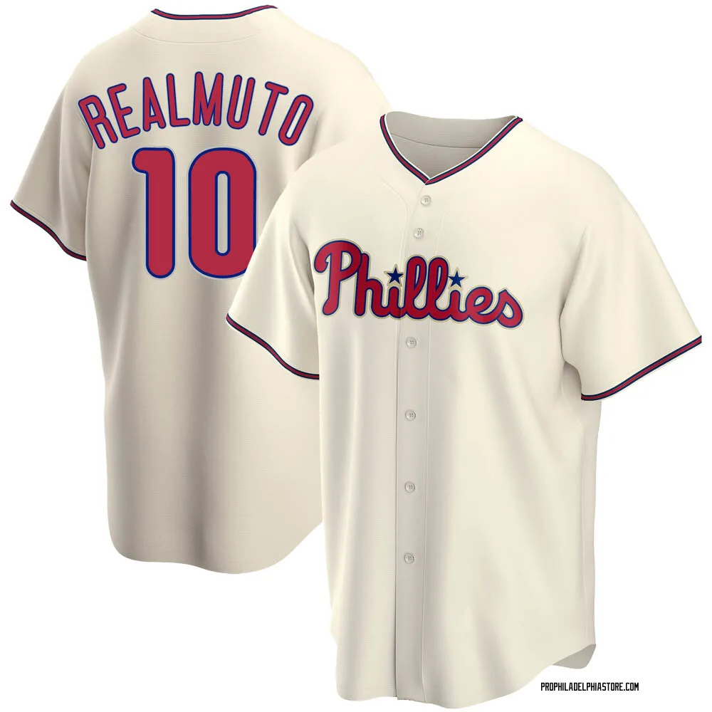 J.T. Realmuto Men's Replica Philadelphia Phillies Cream Alternate
