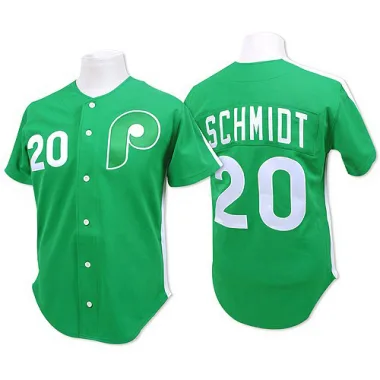 Mike Schmidt Philadelphia Phillies Mitchell & Ness Cooperstown Collection  Authentic Jersey - Green