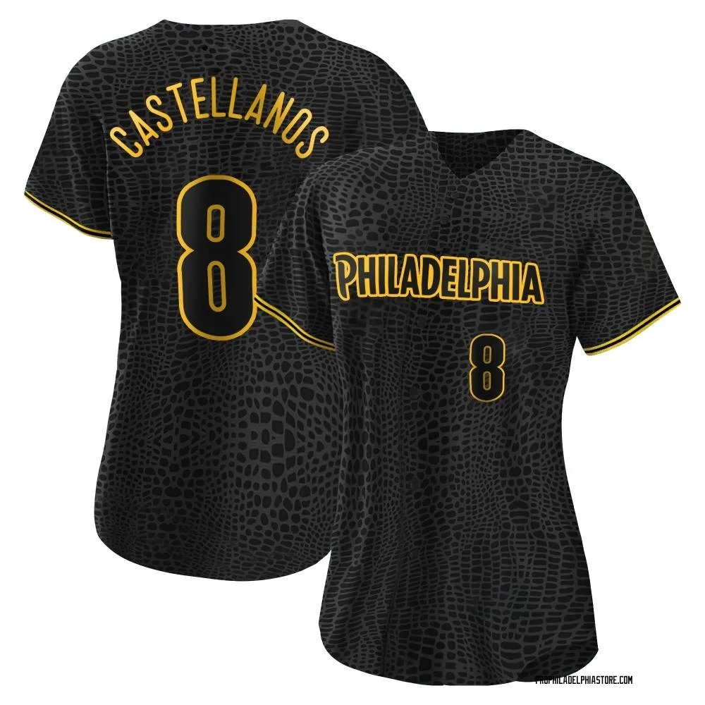 Nick Castellanos Men's Replica Philadelphia Phillies Cream Alternate Jersey  - Philadelphia Store