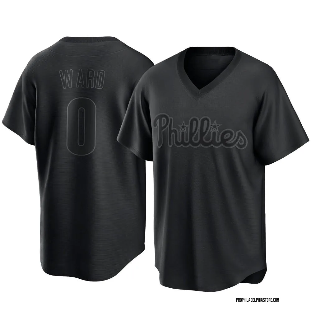 Nick Ward Men's Philadelphia Phillies Alternate Jersey - Black Golden  Replica