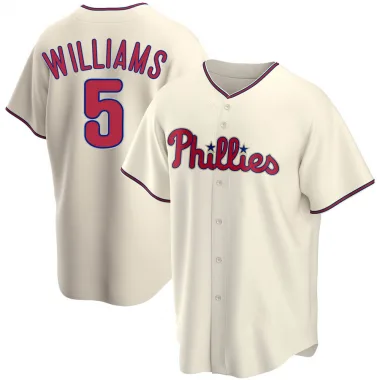 2011-13 Philadelphia Phillies Nick Williams #15 Game Used Red Jersey ST BP  48 68