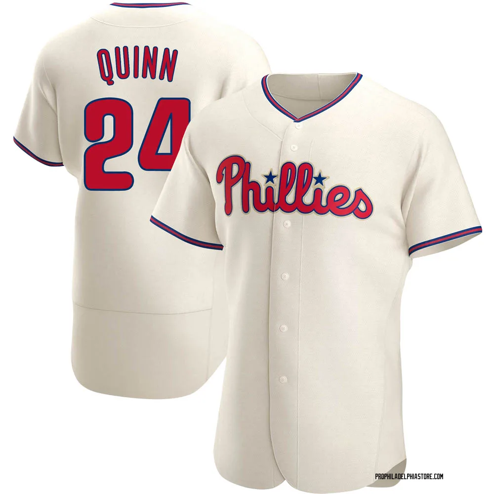 Roman Quinn Men's Authentic Philadelphia Phillies Cream Alternate